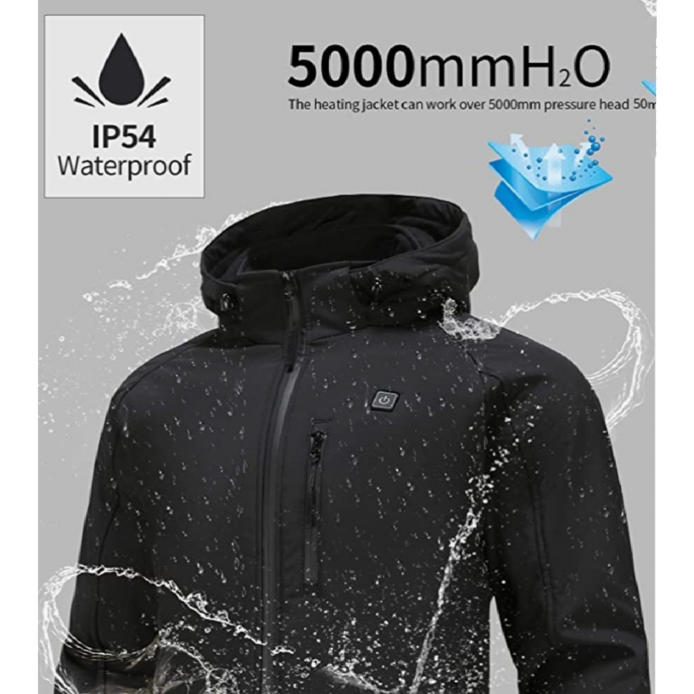 NWT MYHEAT Black Wmns Soft Shell Heated Jacket - Picture 3 of 8